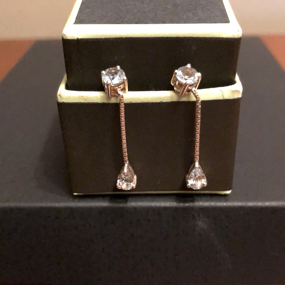 Sterling and aquamarine